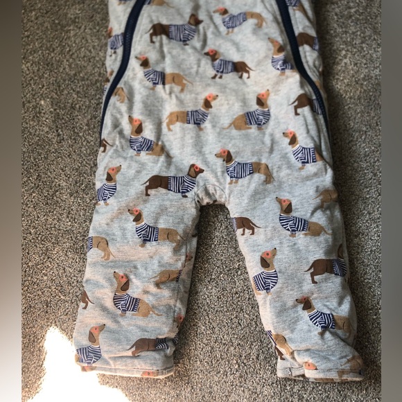 Baby Boden Dachshund Wiener Dog Print Hooded Cotton Bunting Size 18-24 Months - Picture 2 of 15